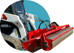 tracked Bobcat with Coneteks Subsoil Mulcher