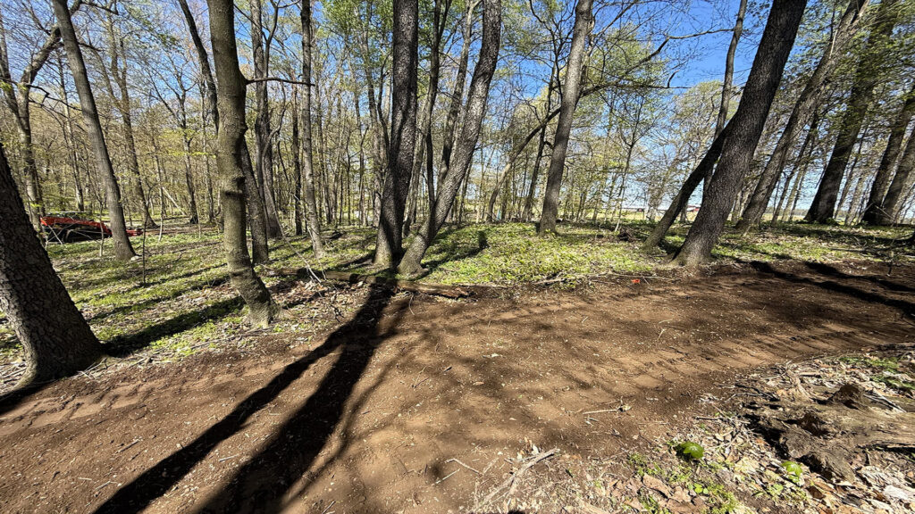 At Coneteks, our customer in Ohio who owns a rental company was getting the new subsoil mulcher operator training. He can now show those who rent it from him how to use it. He created trails and buried debris. 